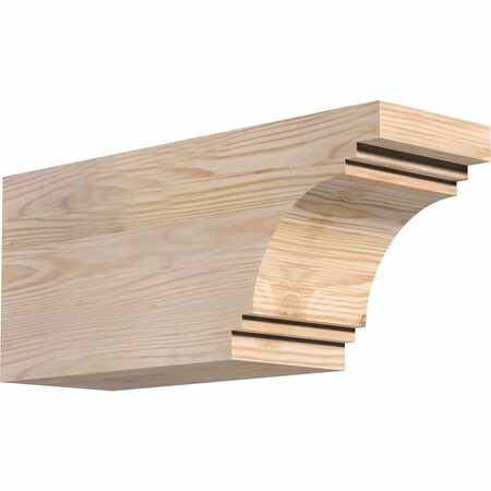 Ekena Millwork Pescadero Smooth Rafter Tail, Douglas Fir, 5 1/2"W x 8"H x 18"L RFT06X08X18PEC00SDF